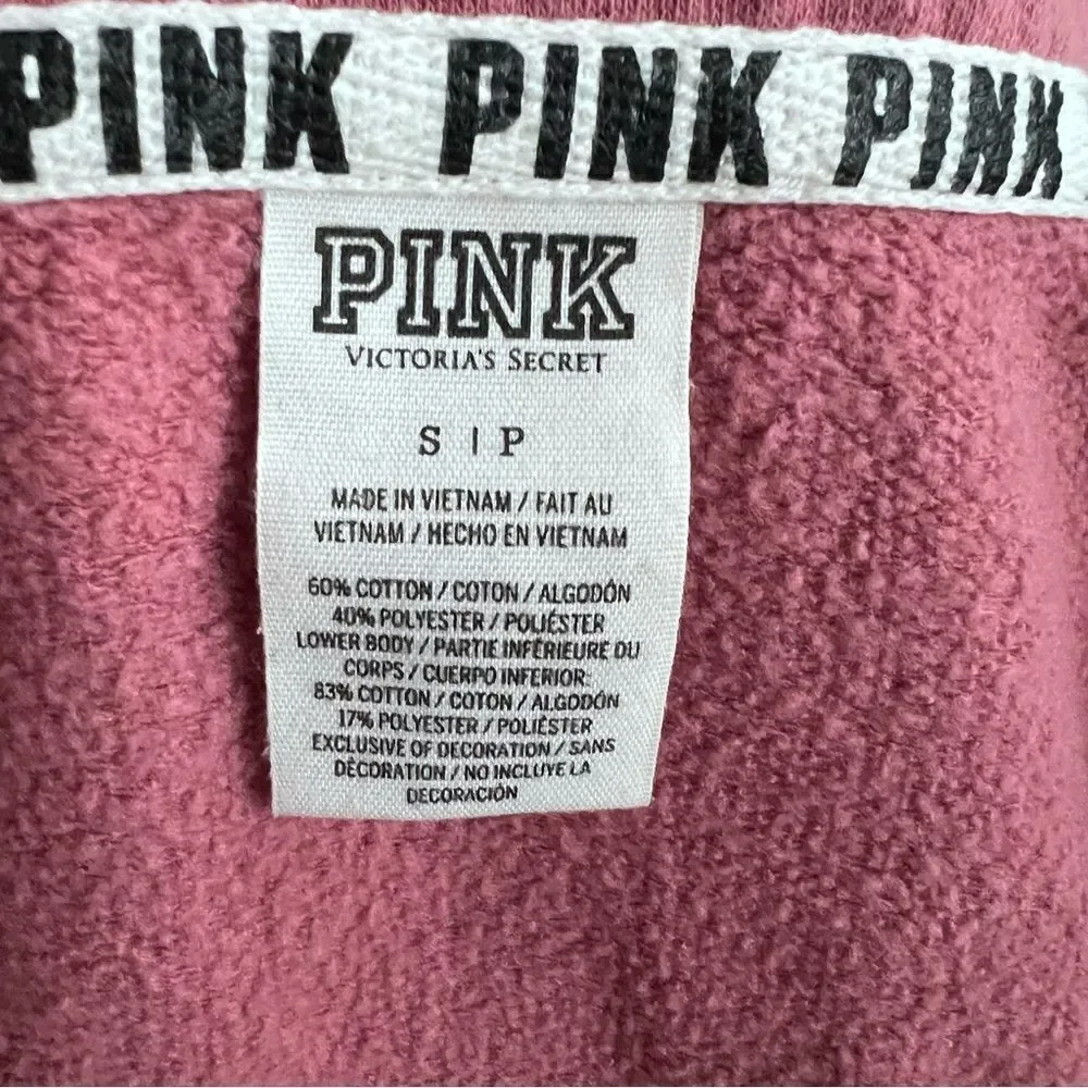 PINK Victoria's Secret 2-Piece Sweat Suit Size S/M - Picture 9 of 14